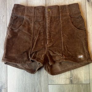 Hammies High Waisted Corduroy Shorts